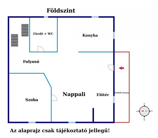 Eladó családi ház, Kiskunlacházán 30 M Ft, 3 szobás