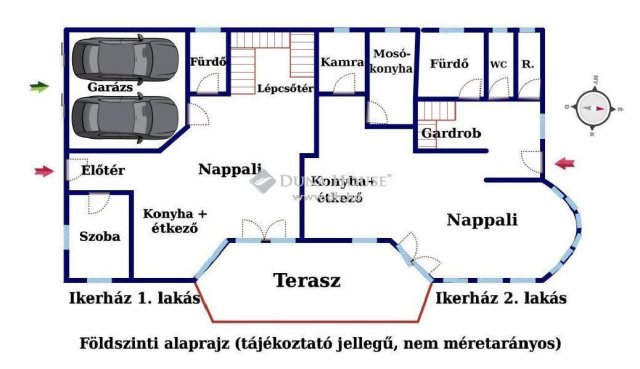 Eladó ikerház, Pécelen 349 M Ft, 11 szobás