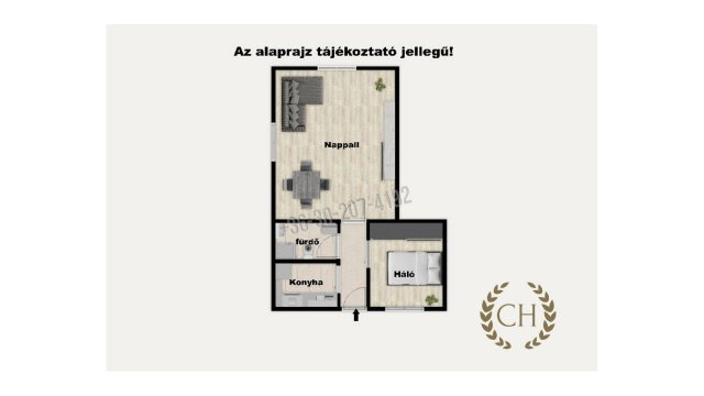 Kiadó téglalakás, albérlet, Szegeden 190 E Ft / hó, 2 szobás