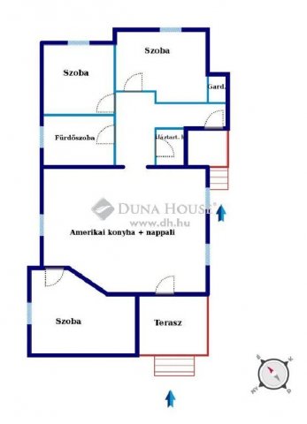 Eladó családi ház, Bakonyszombathelyen 27.5 M Ft, 4 szobás