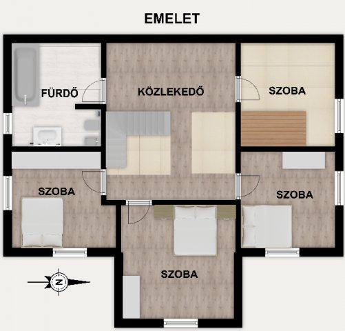 Eladó családi ház, Nyimen 119 M Ft, 4 szobás