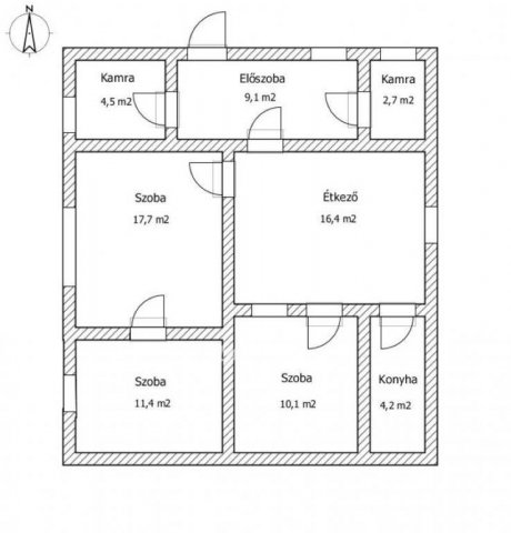 Eladó családi ház, Szentesen 3 M Ft, 1+2 szobás