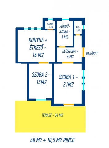 Eladó téglalakás, Budapesten, II. kerületben 98 M Ft, 2 szobás