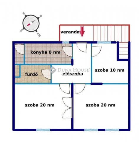 Eladó téglalakás, Budapesten, XIV. kerületben 82 M Ft, 3 szobás