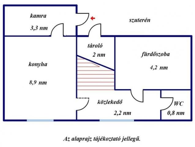 Eladó téglalakás, Szolnokon 28.5 M Ft, 2+1 szobás