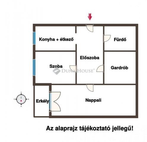 Eladó téglalakás, Budapesten, XVIII. kerületben 63 M Ft