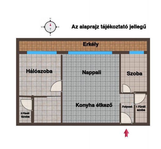 Eladó téglalakás, Budapesten, VII. kerületben 112 M Ft, 3 szobás