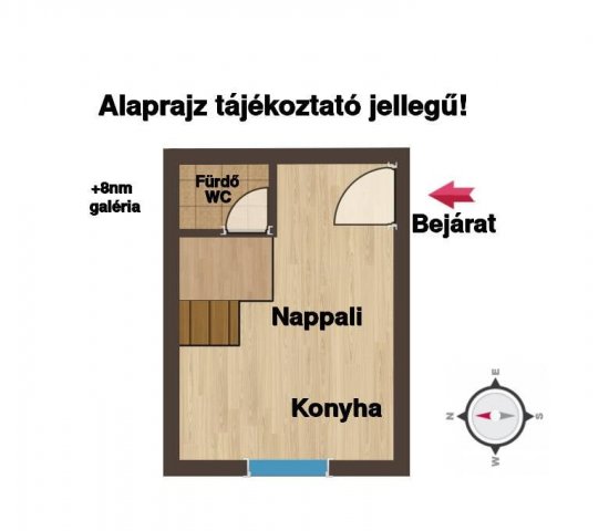 Eladó téglalakás, Budapesten, VII. kerületben 34.8 M Ft