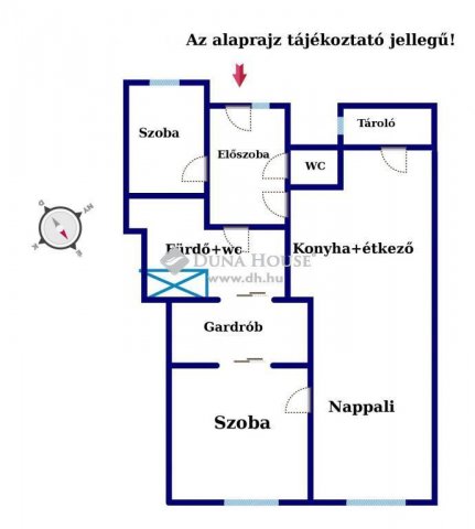 Eladó téglalakás, Budapesten, VI. kerületben 100 M Ft, 3 szobás