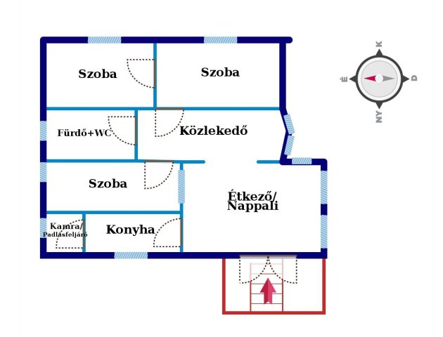 Eladó családi ház, Kapospulán 26.9 M Ft, 3 szobás