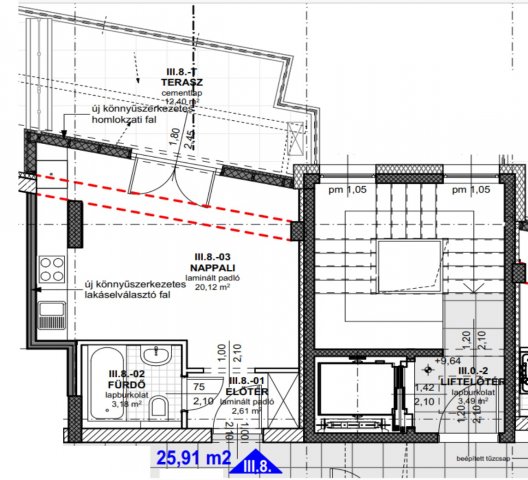 Eladó téglalakás, Szombathelyen 29.9 M Ft, 1 szobás