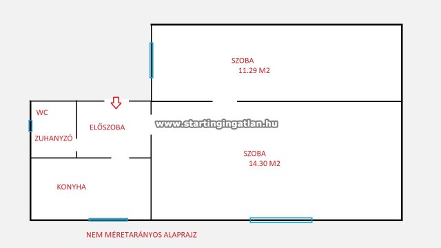 Eladó téglalakás, Budapesten, XV. kerületben 39 M Ft, 2 szobás