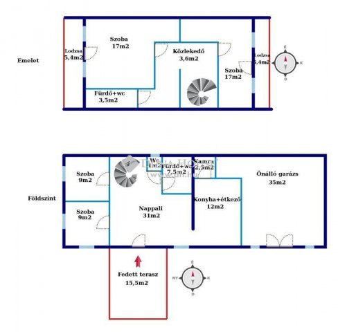 Eladó családi ház, Taksonyon 64.9 M Ft, 3+2 szobás
