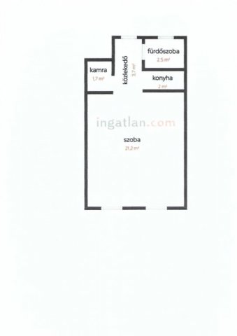 Eladó téglalakás, Budapesten, IV. kerületben 32.8 M Ft, 1 szobás