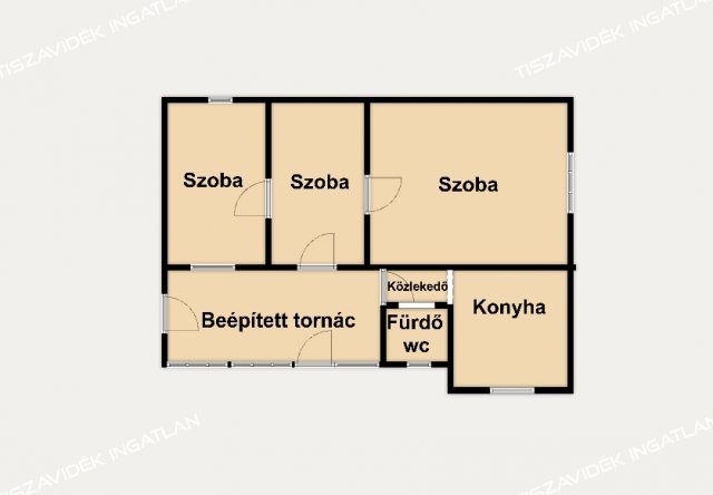 Eladó családi ház, Nagykörűn 12.9 M Ft, 2 szobás