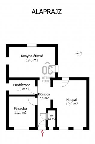 Eladó ikerház, Szőkéden 14.99 M Ft, 2 szobás