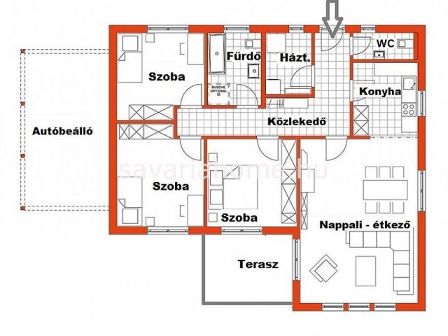 Eladó családi ház, Gencsapátiban 67.5 M Ft, 3 szobás