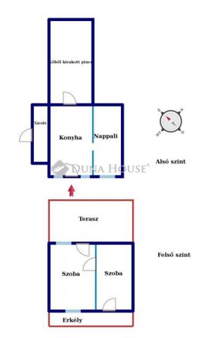 Eladó családi ház, Tatabányán 15.5 M Ft, 3 szobás
