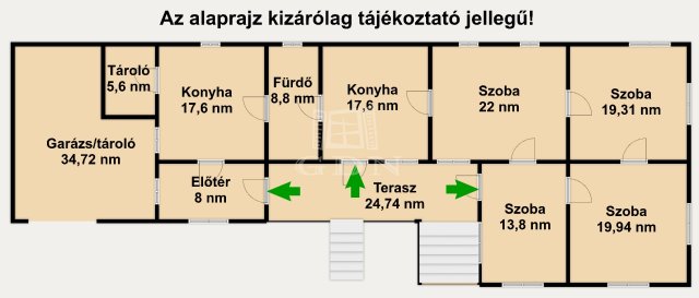 Eladó családi ház, Turán 42 M Ft, 4 szobás