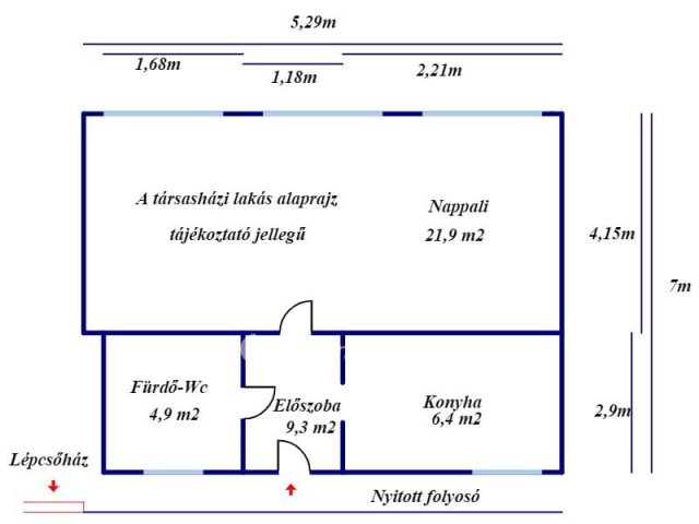 Eladó téglalakás, Szolnokon 18 M Ft, 1 szobás