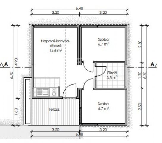 Eladó családi ház, Kecskeméten 19.4 M Ft, 1 szobás