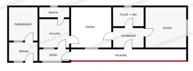 Eladó családi ház, Szentlőrinckátán 13.5 M Ft, 2 szobás