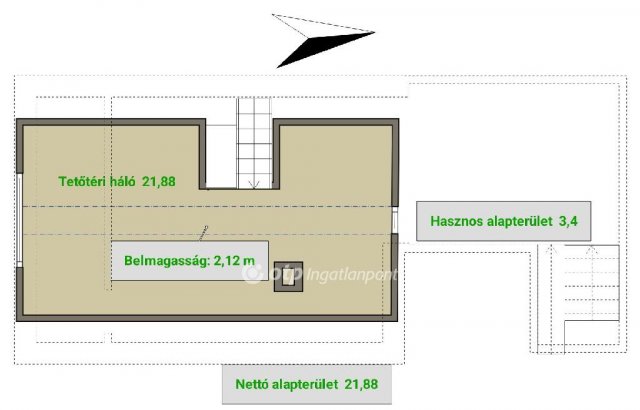 Eladó családi ház, Bocskaikerten 29.8 M Ft, 1+1 szobás