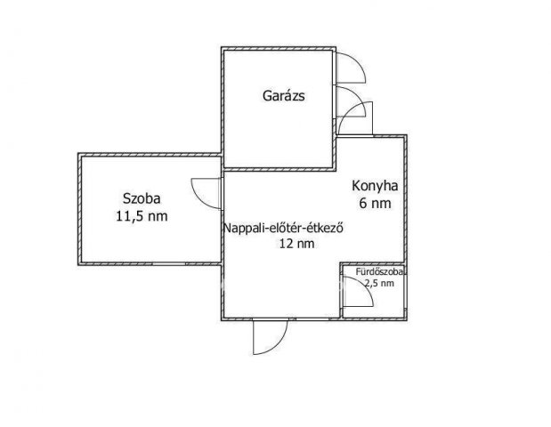 Eladó családi ház, Hódmezővásárhelyen 23.5 M Ft, 2 szobás