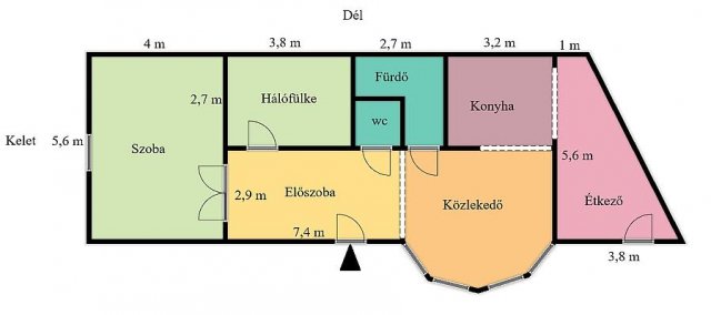 Eladó téglalakás, Budapesten, IV. kerületben 80 M Ft, 1 szobás