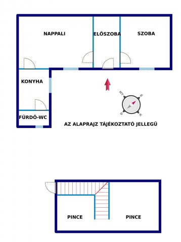 Eladó családi ház, Öskün 44.99 M Ft, 2 szobás