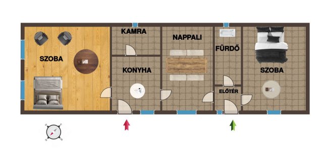 Eladó családi ház, Káldon 7.5 M Ft, 3 szobás