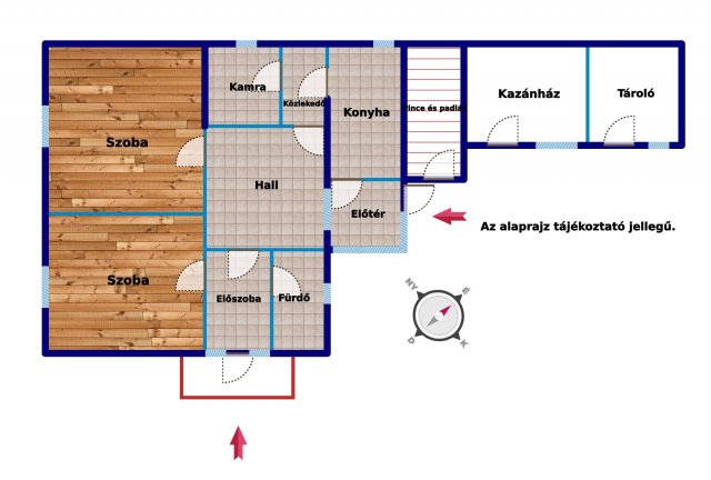 Eladó családi ház, Mendén 45 M Ft, 2 szobás