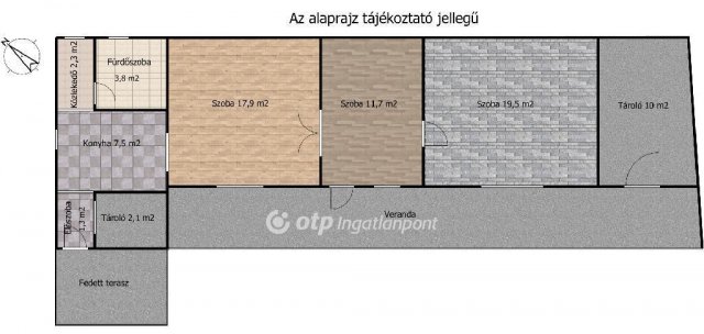 Eladó családi ház, Ráckevén 27.5 M Ft, 3 szobás