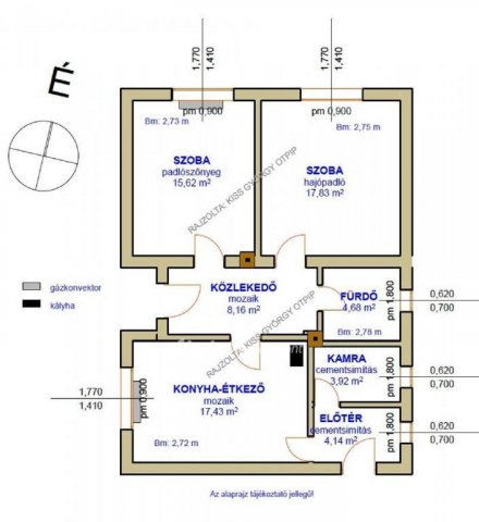 Eladó családi ház, Nagyivánon 4.9 M Ft, 2 szobás