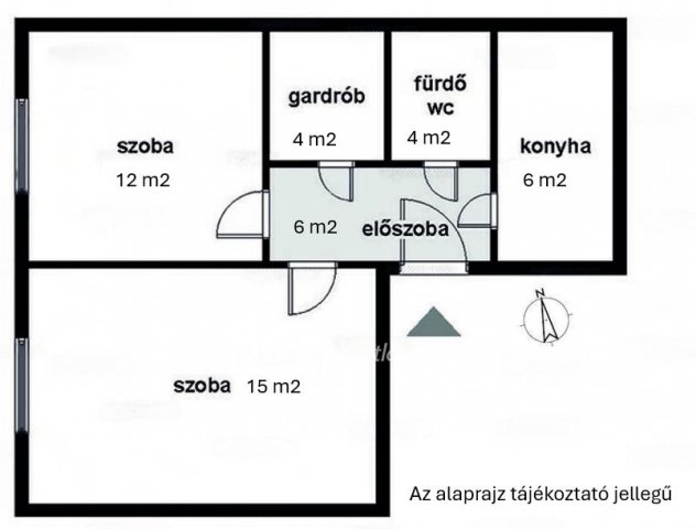 Eladó panellakás, Budapesten, XV. kerületben 38.5 M Ft, 2 szobás