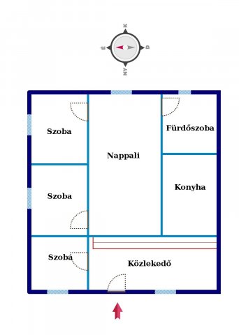 Eladó családi ház, Gyékényesen 10 M Ft, 1+3 szobás