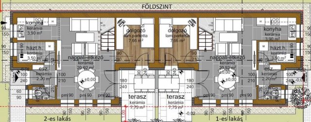 Eladó ikerház, Budapesten, XXII. kerületben 90 M Ft, 5 szobás