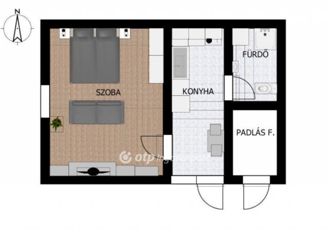 Eladó téglalakás, Szentesen 22 M Ft, 1 szobás