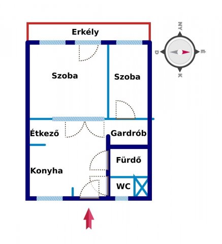 Kiadó panellakás, albérlet, Budapesten, XX. kerületben, 2 szobás