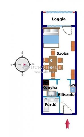 Eladó panellakás, Budapesten, III. kerületben 45 M Ft, 1 szobás