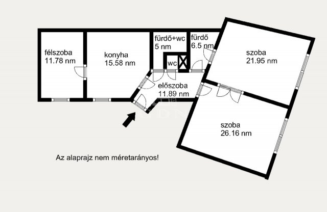 Eladó téglalakás, Budapesten, V. kerületben 193 M Ft, 2+1 szobás