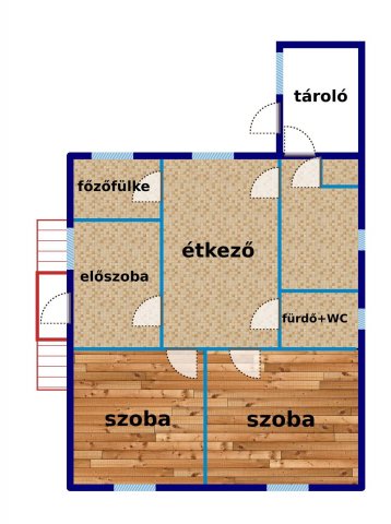 Eladó családi ház, Mosonszentmiklóson 35 M Ft, 2 szobás