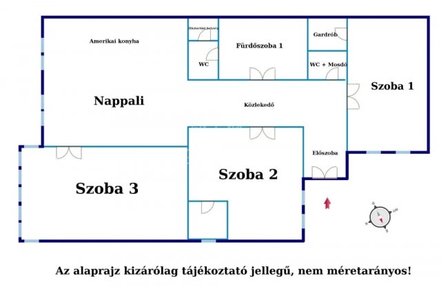 Eladó téglalakás, Budapesten, V. kerületben 219.9 M Ft, 4 szobás