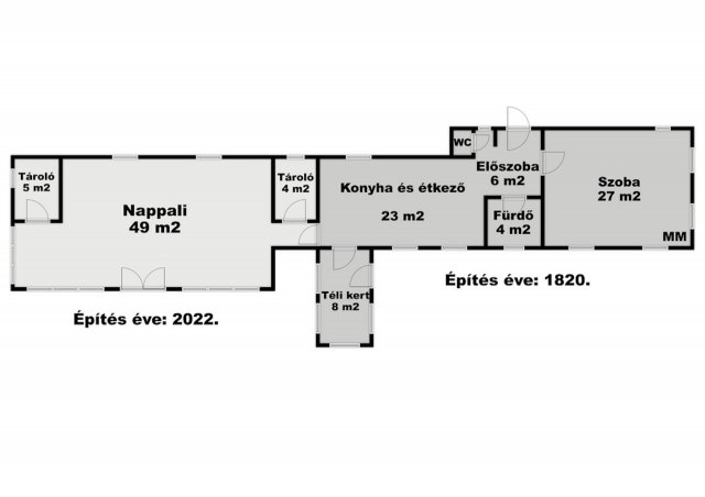 Eladó családi ház, Fehértón 124 M Ft, 2 szobás