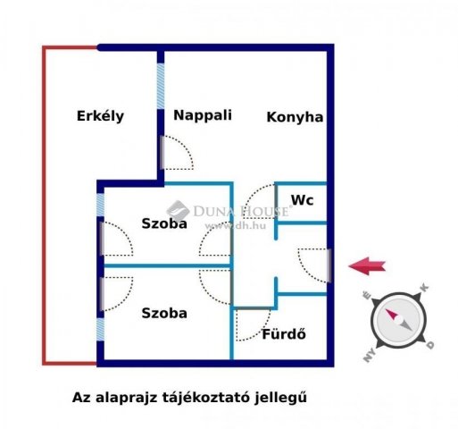 Eladó téglalakás, Budapesten, XIII. kerületben 93 M Ft, 3 szobás