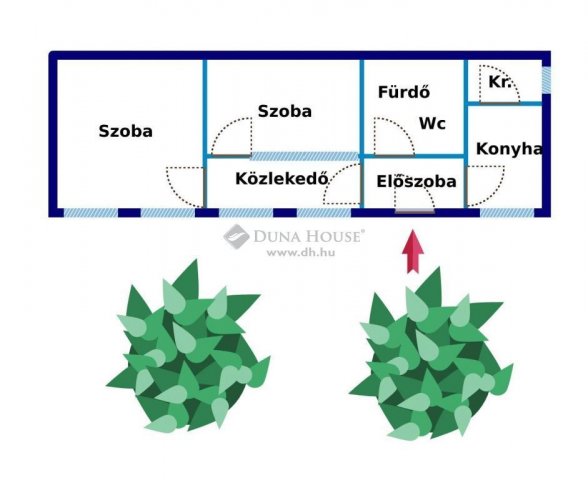 Eladó téglalakás, Budapesten, VI. kerületben 69.9 M Ft, 2 szobás