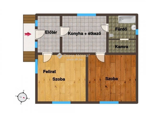 Eladó családi ház, Bükkszéken 28 M Ft, 2 szobás