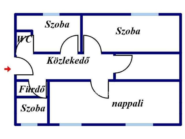 Eladó téglalakás, Székesfehérvárott 74.9 M Ft, 3 szobás