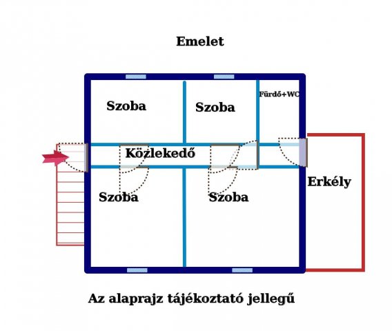 Eladó családi ház, Bakonycsernyén 52.9 M Ft, 5+1 szobás