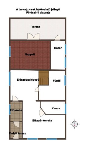 Eladó családi ház, Berhidán 59.5 M Ft, 3 szobás